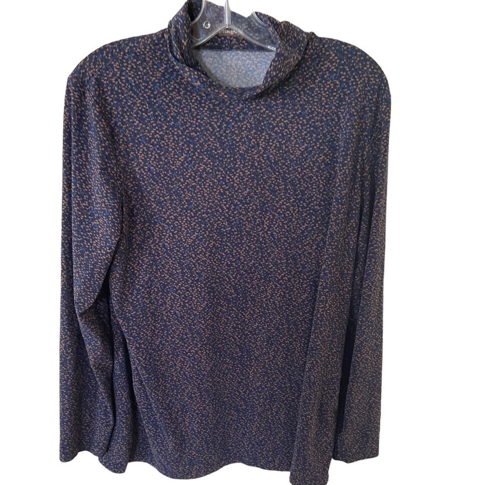 J McLaughlin turtleneck blue/brown color size XL